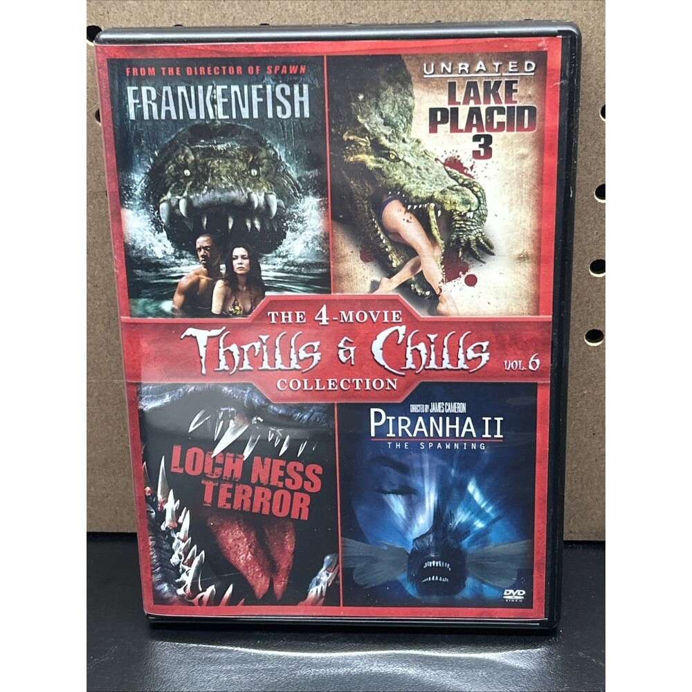 The 4-Movie Collection "Thrills & Chills" (4 Disc Set) DVD, Fast Shipping